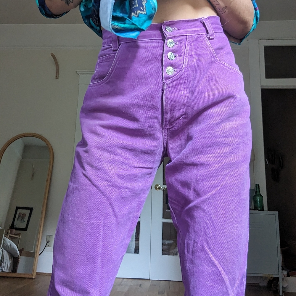 Purple Vintage Stoney River Pants/Jeans Size 28"